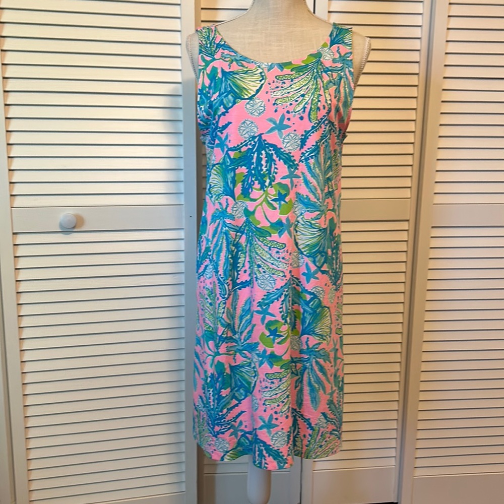 Lilly Pulitzer shift dress.